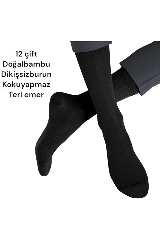 KUTULU DİKİŞSİZ ERKEK BAMBU SOKET ÇORAP BEDEN 41-45