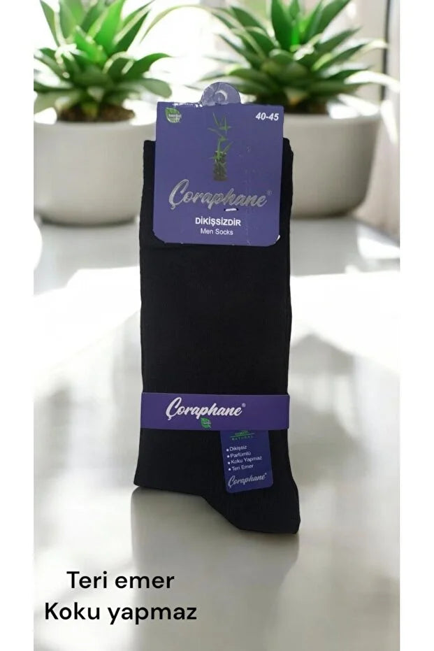 KUTULU DİKİŞSİZ ERKEK BAMBU SOKET ÇORAP BEDEN 41-45
